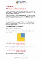 Mathematics - Fourth Grade - Study Guide: Fractions