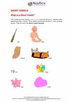 English Language Arts - First Grade - Study Guide: Short Vowel Sound