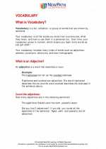 vocabulary 5th grade ela worksheets and answer key