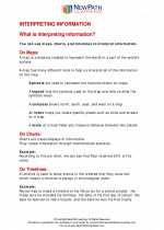 English Language Arts - Fourth Grade - Study Guide: Interpret Information