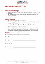 Mathematics - First Grade - Study Guide: Sequencing