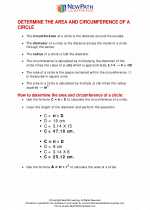 Mathematics - Sixth Grade - Study Guide: Area and Circumference of Circles