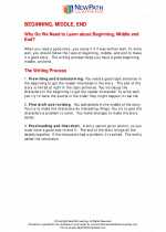 English Language Arts - Second Grade - Study Guide: Beginning, Middle, and End