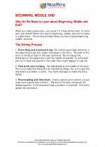 English Language Arts - Second Grade - Study Guide: Beginning, Middle, and End