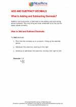Mathematics - Fourth Grade - Study Guide: Add/Subtract Decimals