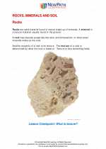 Science - Third Grade - Study Guide: Rocks, Minerals, and soil