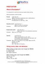 English Language Arts - Fourth Grade - Study Guide: Capitalization/Punctuation