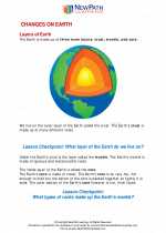 Science - Third Grade - Study Guide: Changes on earth