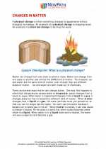 Science - Third Grade - Study Guide: Changes in matter