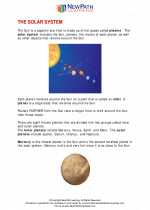 3rd grade solar system test