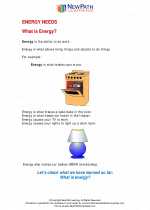Science - Second Grade - Study Guide: Energy needs