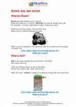 Science - Second Grade - Study Guide: Rocks, Soil and water