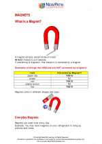 Science - Second Grade - Study Guide: Magnets