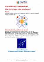 our solar system and beyond 4th grade science worksheets and answer