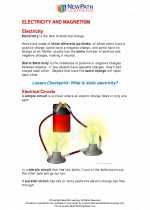 Science - Fourth Grade - Study Guide: Electricity and magnetism