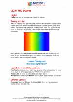 Science - Fourth Grade - Study Guide: Light and sound
