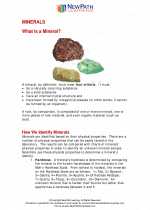 Science - Eighth Grade - Study Guide: Minerals