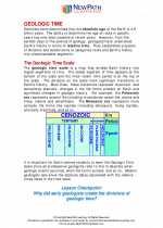 Science - Eighth Grade - Study Guide: Geologic time