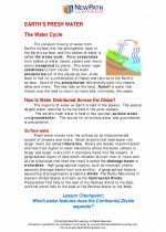 Science - Sixth Grade - Study Guide: Earth's Fresh Water