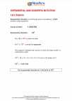 Mathematics - Fifth Grade - Study Guide: Exponential & Scientific Notation