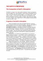 Science - Sixth Grade - Study Guide: Earth's Atmosphere