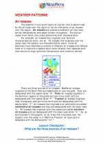 Science - Sixth Grade - Study Guide: Weather patterns