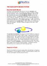 Science - Seventh Grade - Study Guide: The Sun-Earth-Moon System