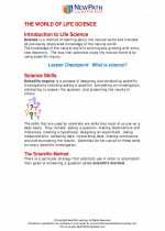 Science - Seventh Grade - Study Guide: The World of Life Science