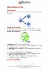 Science - Seventh Grade - Study Guide: Cell Reproduction