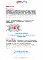 Magnetism. 6th Grade Science Worksheets and Answer key, Study Guides