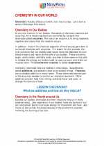 Science - Seventh Grade - Study Guide: Chemistry in our world