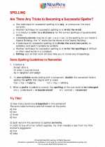 English Language Arts - Eighth Grade - Study Guide: Spelling 