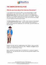 worksheets american revolution