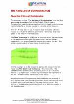 Social Studies - Seventh Grade - Study Guide: The Articles of Confederation