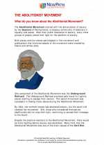 Social Studies - Seventh Grade - Study Guide: The Abolitionist Movement