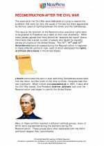 Social Studies - Eighth Grade - Study Guide: Reconstruction after the Civil War