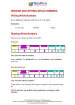 Mathematics - Fifth Grade - Study Guide: Whole Numbers to Millions