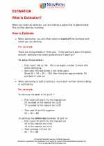 Mathematics - Third Grade - Study Guide: Estimation