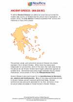 Social Studies - Eighth Grade - Study Guide: Ancient Greece