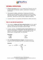 Mathematics - Seventh Grade - Study Guide: Decimal Operations