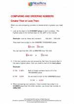 Mathematics - Fifth Grade - Study Guide: Compare and Order Numbers
