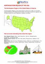 Social Studies - Fifth Grade - Study Guide: Northeastern Region US