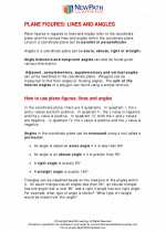 Mathematics - Seventh Grade - Study Guide: Plane Figures: Lines and Angles