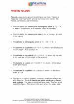 Mathematics - Seventh Grade - Study Guide: Finding Volume