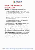 Introduction to Probability. 7th Grade Math Worksheets and Answers