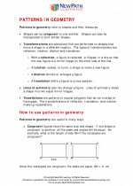 Patterns in geometry. 8th Grade Math Worksheets, Study Guides and