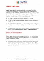 linear equations 8th grade math worksheets study guides and answer key