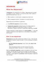 sequences 8th grade math worksheets study guides and answer key