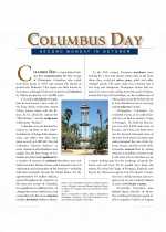 Social Studies - Fourth Grade - Study Guide: Columbus Day
