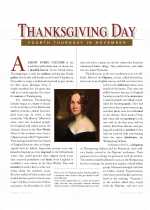 Social Studies - Fourth Grade - Study Guide: Thanksgiving Day